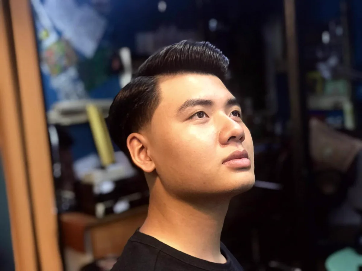 Kiểu tóc nam undercut fade cắt tại Gentleman's House Cầu Giấy